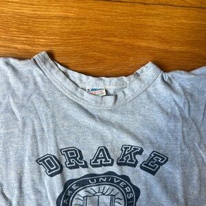 Vintage Champion Blue Bar Drake University Tee (1990s)